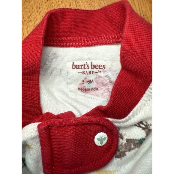 Boy 6M Sleeper Lot Burts Bees Christmas Little Me Gerber Organic Child Of Mine - Picture 11 of 14